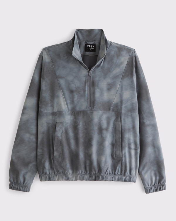 YPB motionTEK Windbreaker, Light Gray Wash view 1