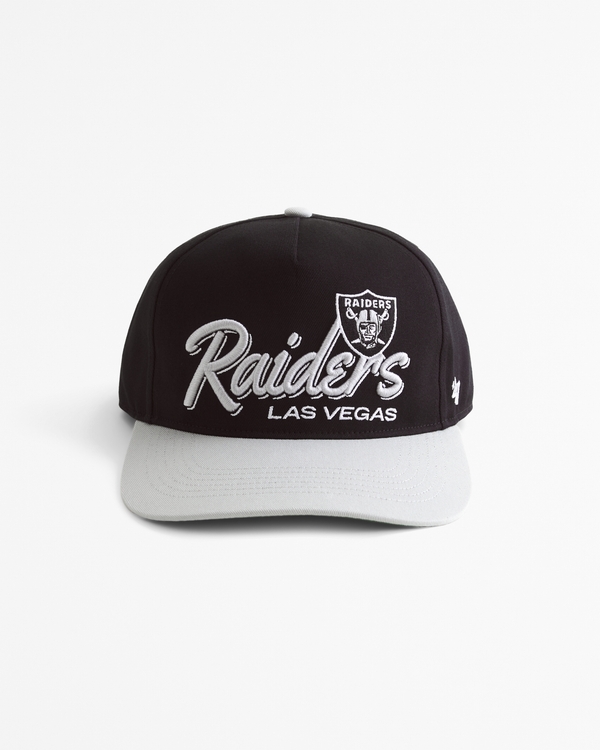 Las Vegas Raiders Snapback Hat, Black And Light Gray view 1