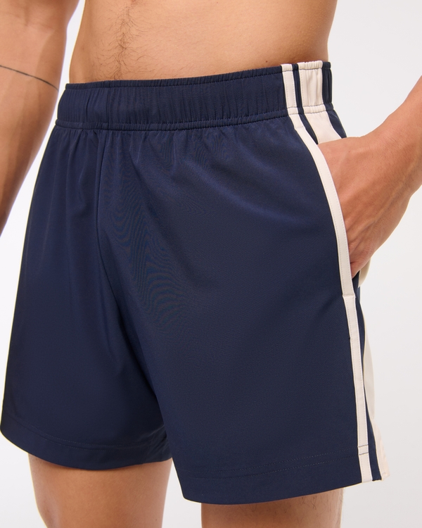 YPB motionTEK Retro Short, Navy view 2