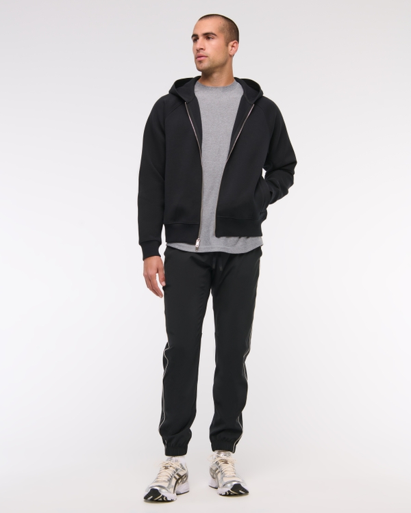 YPB motionTEK Cinched Hem Pant, Black view 1
