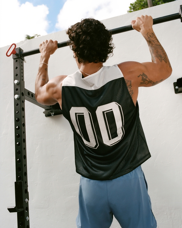 YPB Mesh Tank, Black view 2