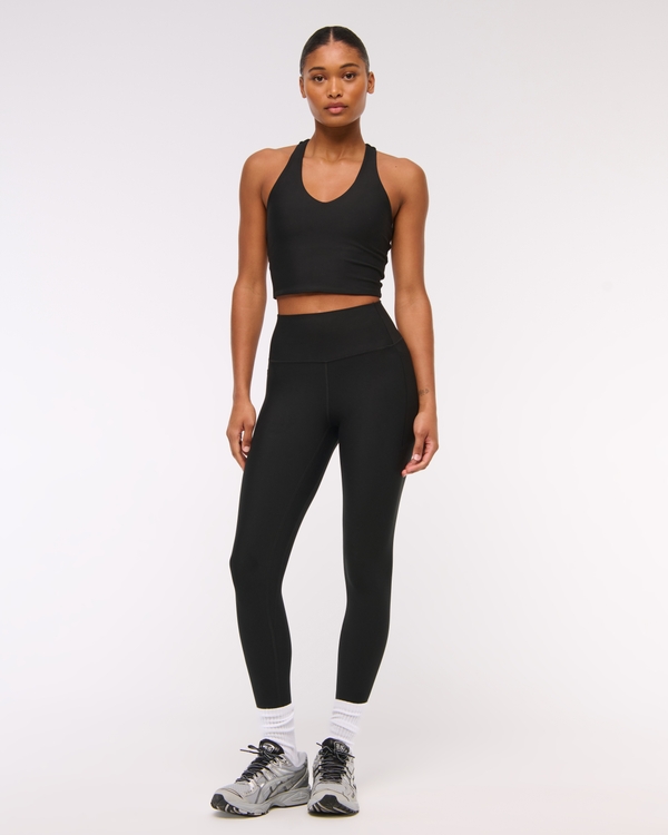 YPB sculptLUX Curve Love 7/8-Length Pocket Legging, Onyx view 1