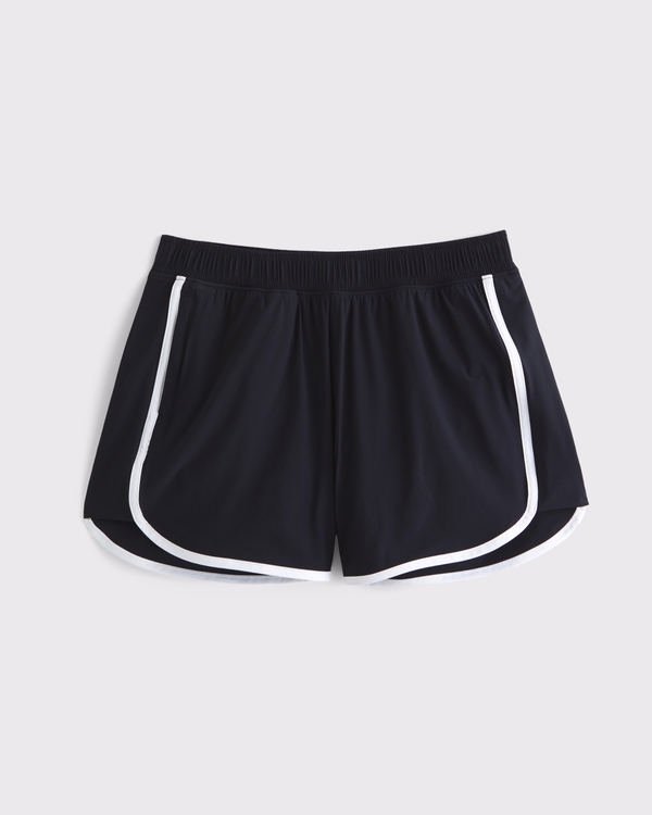 YPB sprintTEK High Rise Lined Short, Black view 2
