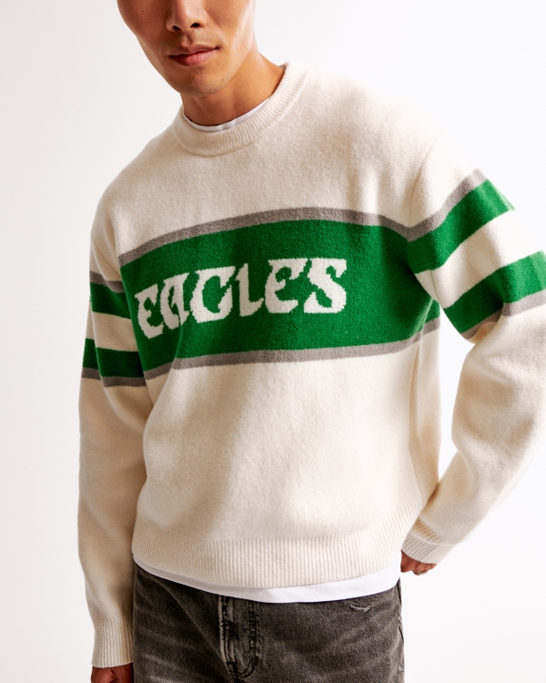Philadelphia Eagles Crew Sweater, Green view 1