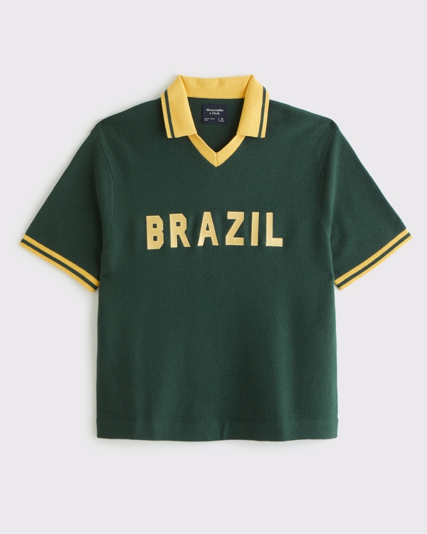 Soccer Jersey-Inspired Sweater, Green Pattern view 2