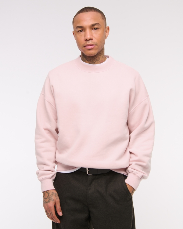 Essential Crew Sweatshirt, Peony view 1