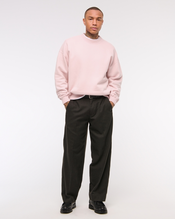 Essential Crew Sweatshirt, Peony view 2