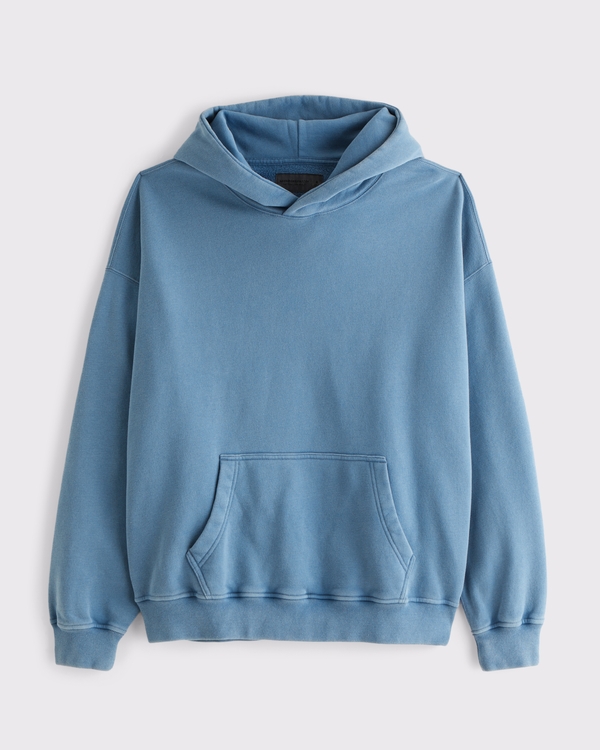 Essential Popover Hoodie, Light Blue view 1