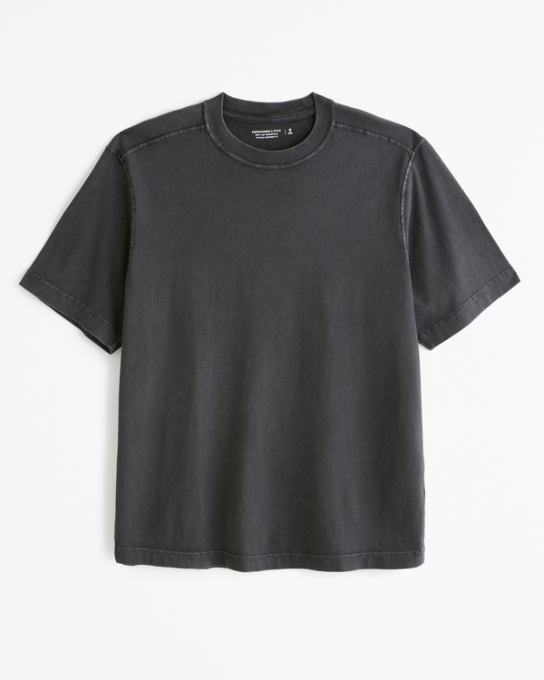 Vintage-Inspired Tee, Black Pattern view 2