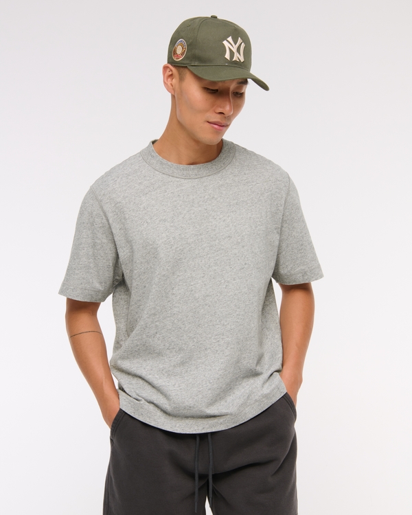 Vintage-Inspired Tee, Gray Heather view 1