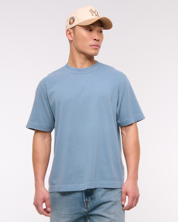 Vintage-Inspired Tee, Blue view 1