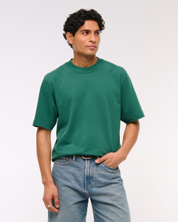 Premium Heavyweight 2.0 Tee, Green view 2
