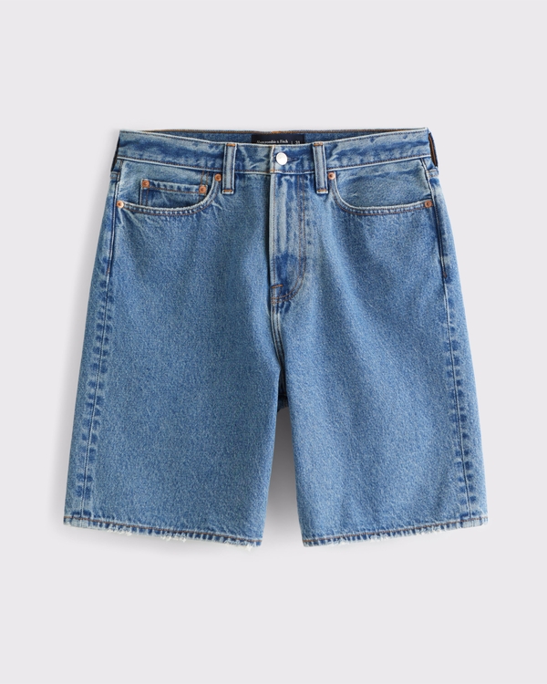 Baggy Denim Short, Medium Wash view 2