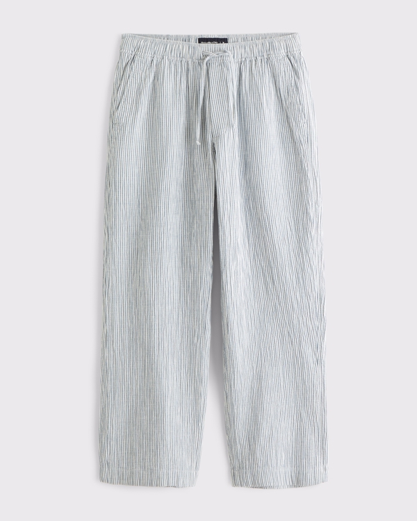 Baggy Breezy Pull-On Pant, White Stripe view 1