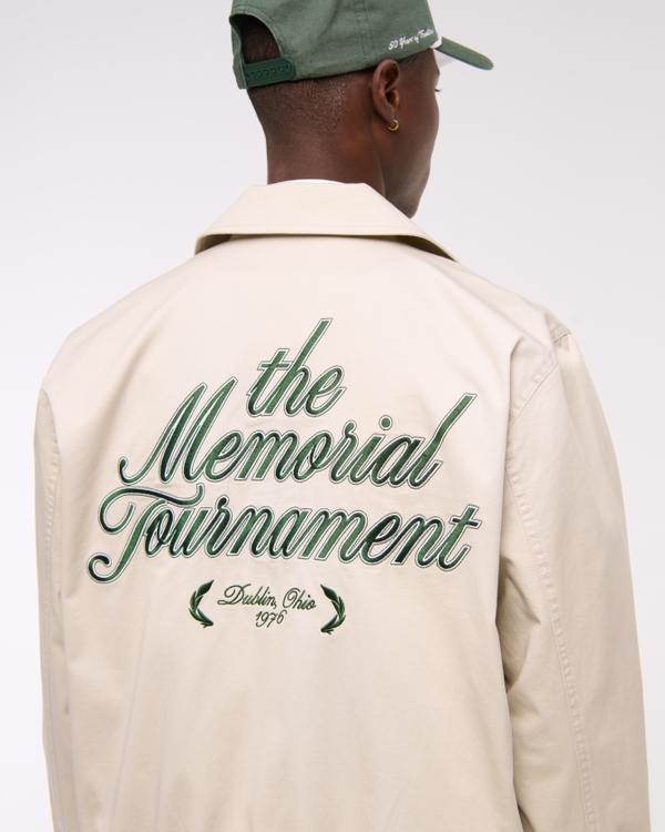 Memorial Tournament Cropped Zip Jacket, Oatmeal view 2
