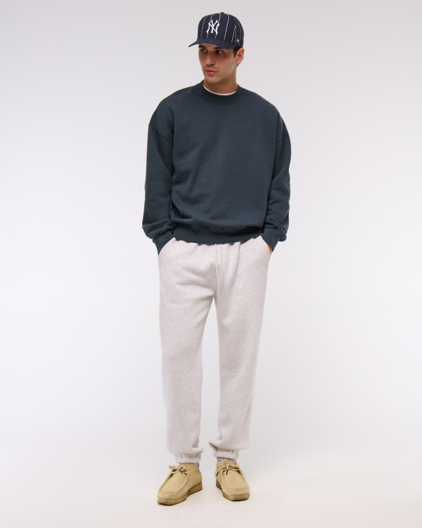 Essential Cinched Sweatpant, Light Heather Gray view 1