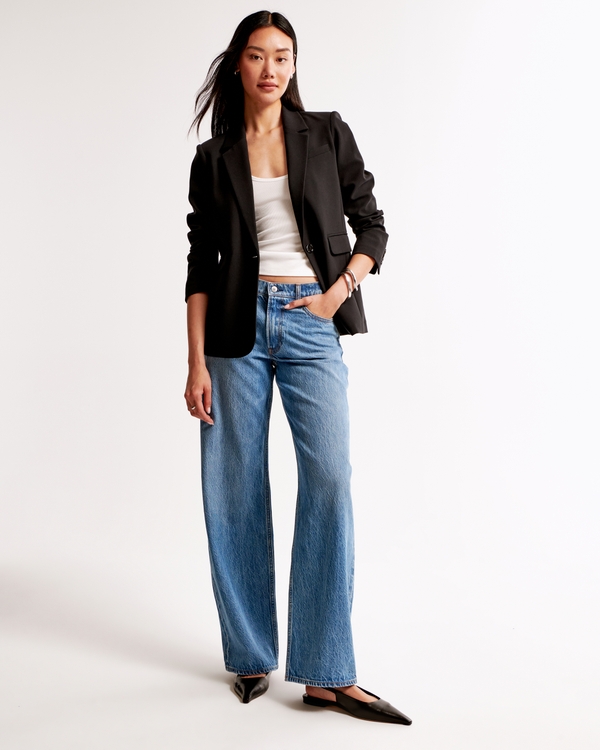 Classic Suiting Blazer, Black view 1