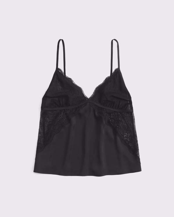 Sheer Sleep Cami, Black view 1