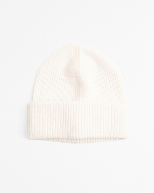 Tall Beanie, Cream view 1