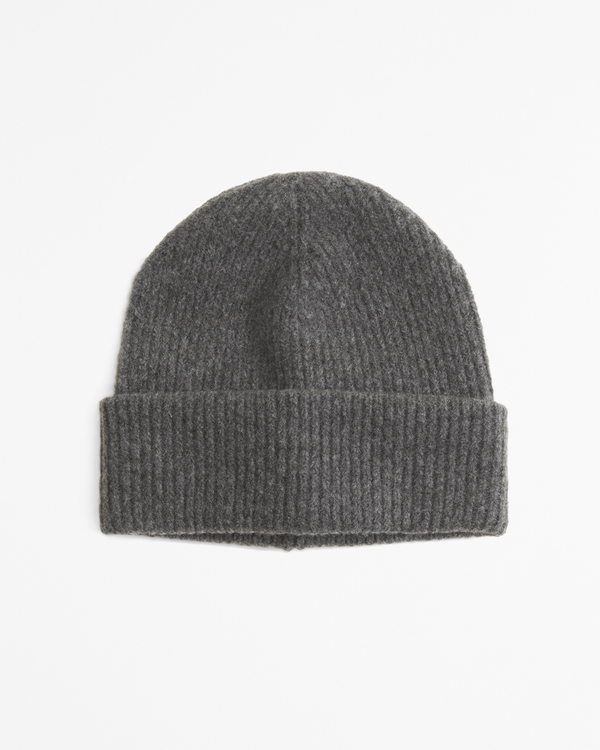 Tall Beanie, Dark Gray view 1