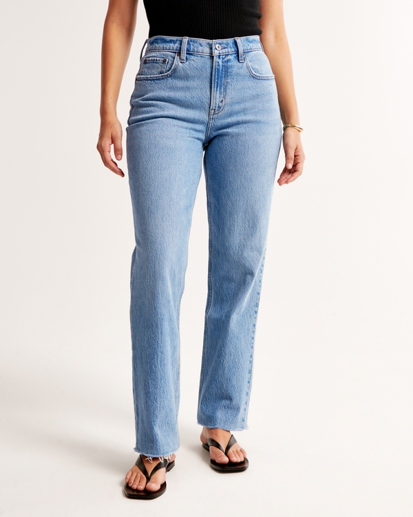 Curve Love Mid Rise 90s Straight Jean, Medium view 2