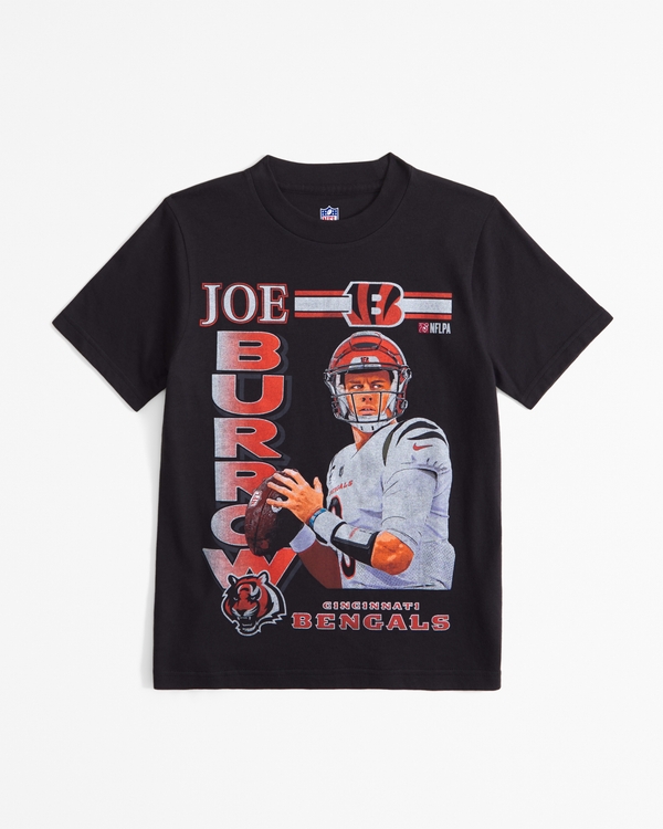 joe burrow graphic tee, Dark Gray view 1