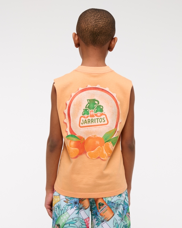 jarritos graphic tank, Orange view 1