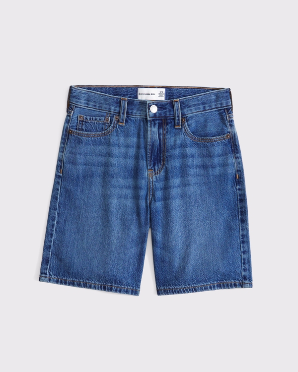 denim short, Medium Wash view 1