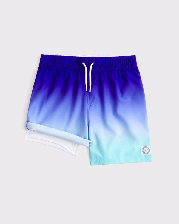 swim trunks, Purple Pattern view 2