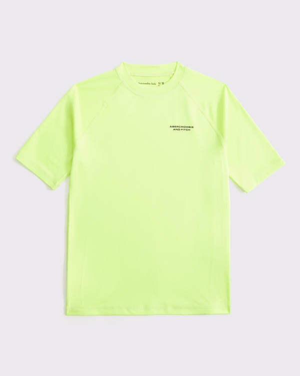 logo rashguard, Lime view 2