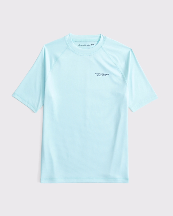 logo rashguard, Light Blue view 1