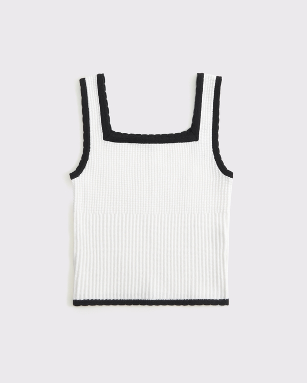 sweater tank, White view 1