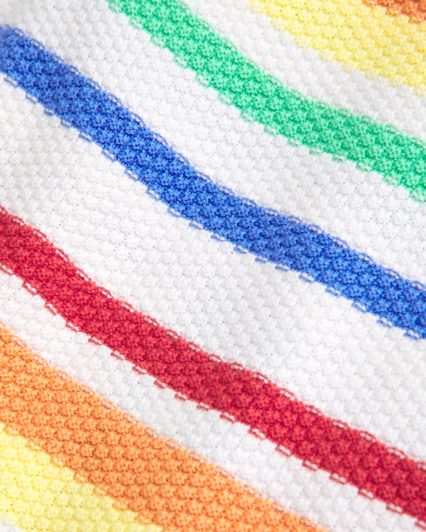 kids pride sweater tank, Multicolor Stripe view 2