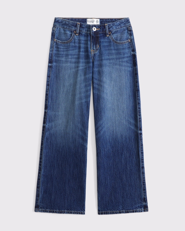 lightweight low rise baggy jeans, Medium view 1