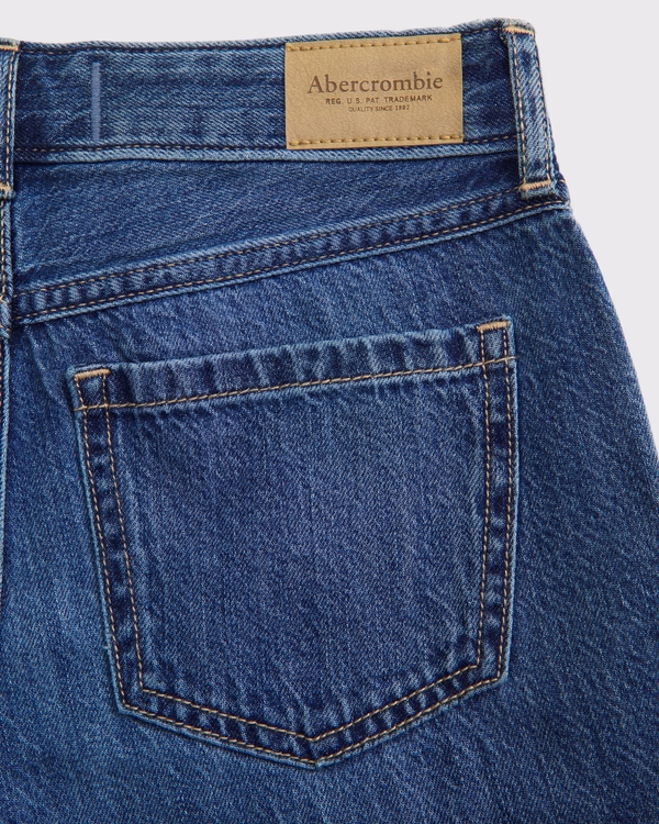 high rise ultra wide leg jeans, Medium Wash view 2