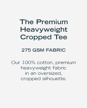 The Premium Heavyweight Cropped Tee